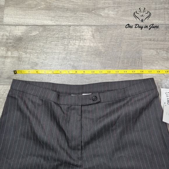 Kim Rogers Plus Size Signature Pin Striped Pants Size 16W - Picture 3 of 6